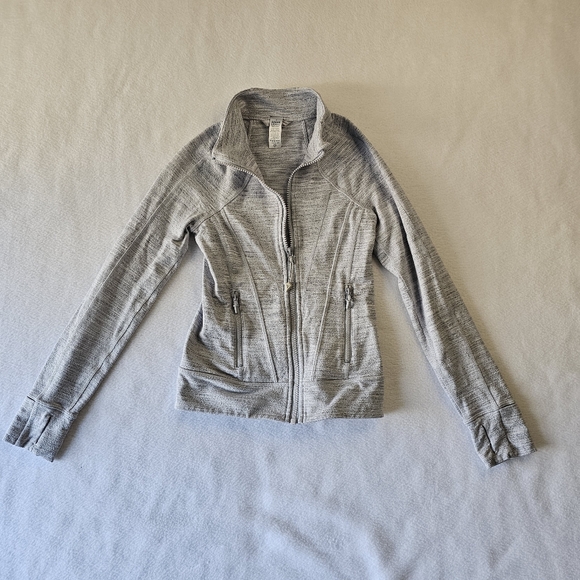 Ivivva By Lululemon Girls Gray Jacket Size 8 - Picture 1 of 8
